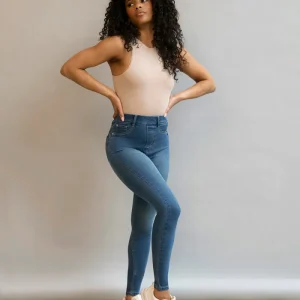Ultimate 7/8 Jeggings - Mittelblau