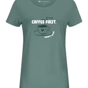 Coffee First - Damen Premium Organic Shirt