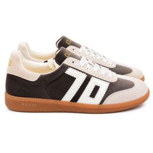Back70 Sneaker „Cloud Velvet“ Taupe/Butter