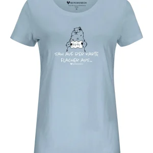 Sah auf der Karte flacher aus - Damen Premium Organic Shirt